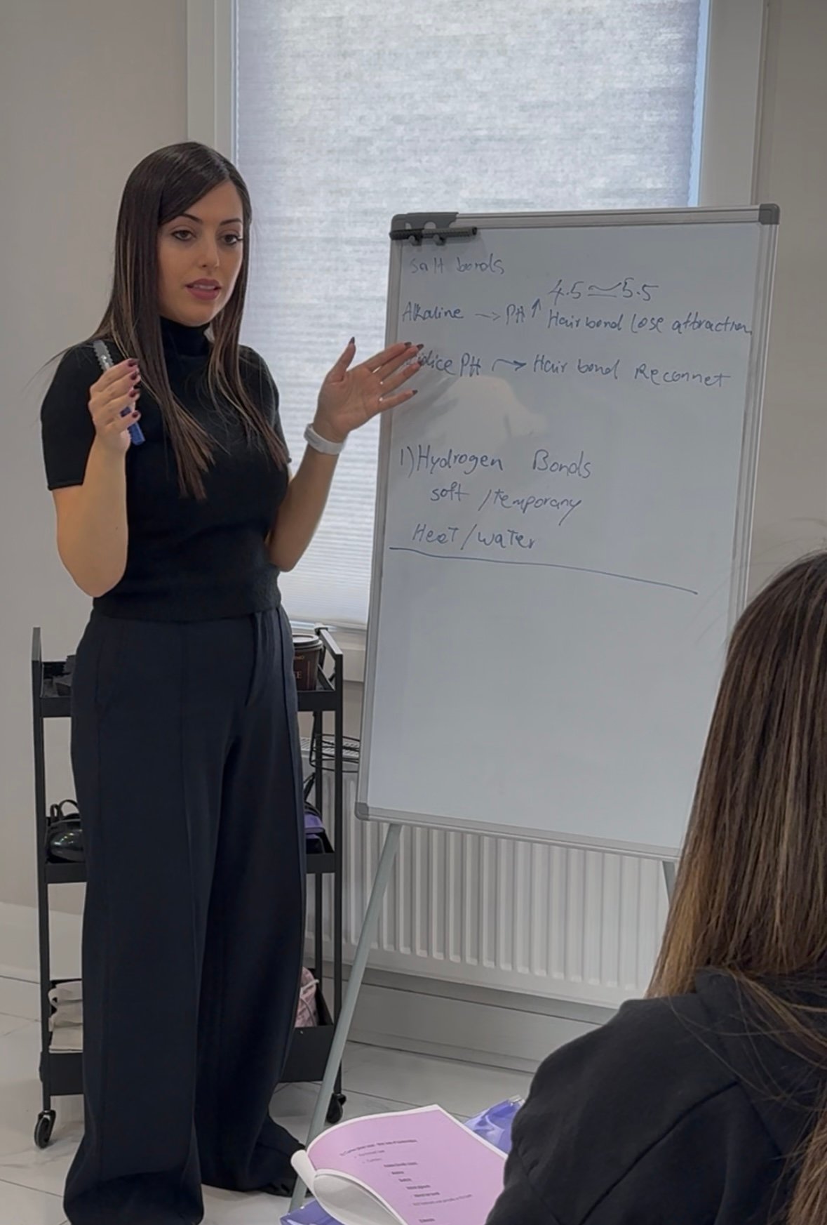 Velvet Hair training practical work